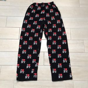 New York pajama pants.